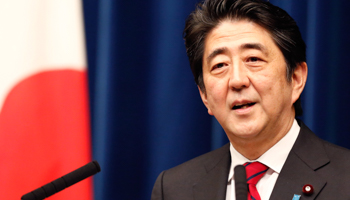 Prime Minister Shinzo Abe speaks during a news conference in Tokyo (Reuters/Yuya Shino)