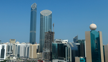 Buildings at Abu Dhabi commercial center (Reuters/Ben Job)