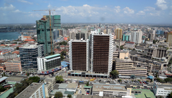A general picture shows the skyline of Tanzania's port city of Dar es Salaam (Reuters/Andrew Emmanuel)