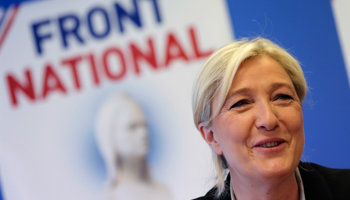 Marine Le Pen, France's National Front political party head (Reuters/Philippe Wojazer)