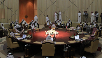 Gulf Cooperation Council foreign ministers attend a meeting in Riyadh (Reuters/Faisal Al Nasser)