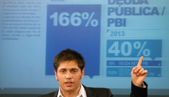 Argentina's Economy Minister Axel Kicillof (Reuters/Enrique Marcarian)