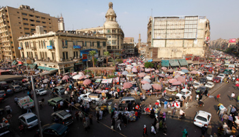 People shop at Al Ataba market in downtown Cairo (Reuters/Mohamed Abd El-Ghany)