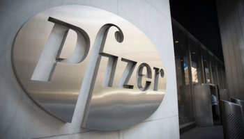 Pfizer's headquarters in New York (Reuters/Carlo Allegri)