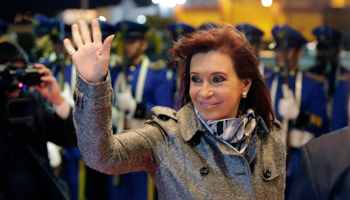 President Cristina Fernandez de Kirchner (Reuters/Jorge Adorno)