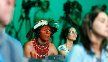 A native Brazilian in Santo Andre north of Porto Seguro (Reuters/Arnd Wiegmann)