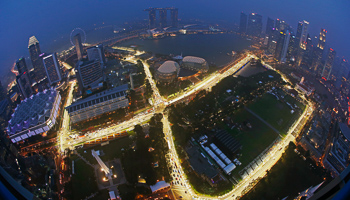 The Marina Bay street circuit in Singapore (Reuters/Edgar Su)