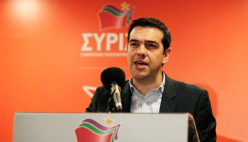Leader of leftist main opposition Syriza party Alexis Tsipras (Reuters/Alkis Konstantinidis)