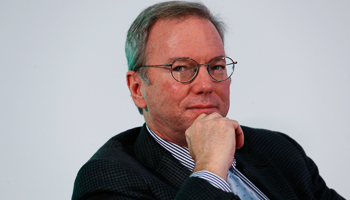 Google Executive Chairman Eric Schmidt during a talk at the Chinese University of Hong Kong (Reuters/Bobby Yip)