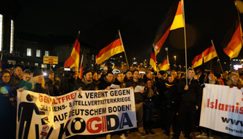 PEGIDA protest in Cologne (Reuters/Wolfgang Rattay)