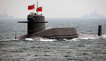A Chinese Navy nuclear submarine (Reuters/Guang Niu/Pool)