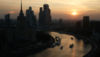 A view of Moscow at sunset (Reuters/Maxim Zmeyev)