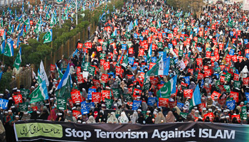 A protest against Charlie Hebdo in Karachi (Reuters/Athar Hussain)