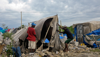 A tent camp in Port-au-Prince built for earthquake victims (Reuters/Swoan Parker)