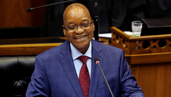 Zuma address Parliament in Cape Town (Reuters/Sumaya Hisham/Pool)