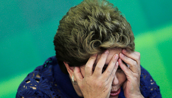 Rousseff at the Planalto Palace in Brasilia  (Reuters/Joedson Alves)