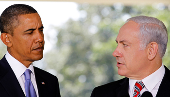 Obama and Netanyahu at the White House in Washington (Reuters/Jason Reed)