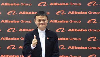 Alibaba founder and chairman Jack Ma poses for the media (Reuters/Fabian Bimmer)