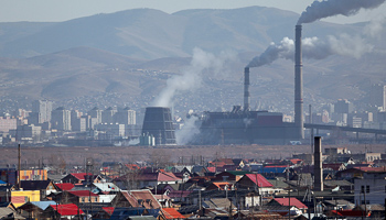 A coal power plant in Ulan Bator (Reuters/Carlos Barria)