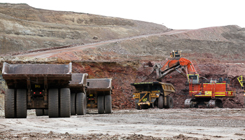 Newmont Mining's Carlin gold mine operation near Elko, Nevada (Reuters/Rick Wilking)