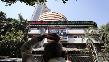 The Bombay Stock Exchange building in Mumbai (Reuters/Danish Siddiqui)