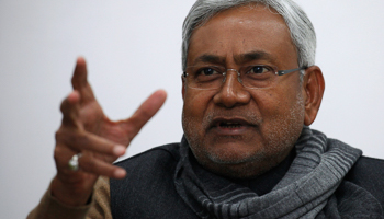 Leader of Janata Dal United party Nitish Kumar  (REUTERS/Adnan Abidi)