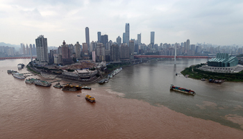 Jialing River joins Yangtze River in Chongqing municipality (REUTERS/Stringer)