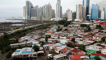 The Boca la Caja neighbourhood next to the business district in Panama City (Reuters/Carlos Jasso)