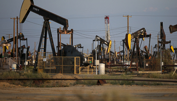 Pump jacks in the Lost Hills Oil Field, California (Reuters/Lucy Nicholson)