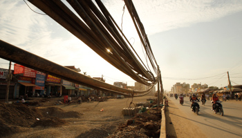 A road building site in Hanoi (Reuters/Kham)