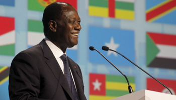 President of the Ivory Coast Alassane Ouattara (Reuters/Luc Gnago)
