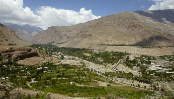 A general view shows the town of Khorog, the capital of Gorno-Badakhshan (Reuters/Shamil Zhumatov)