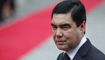 President Kurbanguly Berdymukhamedov (Reuters/David Mdzinarishvili)