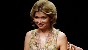 Designer Gulnara Karimova presenting her Guli Collection (Reuters/Jason Lee)