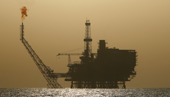 Offshore oil platform at the Bouri Oil Field, Libya (Reuters/Darrin Zammit Lupi)