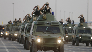 Members of Saudi special forces in a graduation ceremony, Riyadh (Reuters/Faisal Al Nasser)