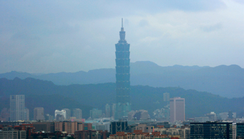 A general view of the Taipei skyline and Taipei 101 building (Reuters/Nicky Loh)