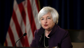 Yellen after the meeting of the Federal Open Market Committee in June (Reuters/Carlos Barria)