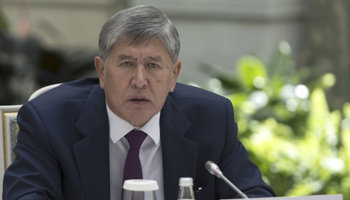Kyrgyz President Almazbek Atambayev (Reuters/RIA Novosti)