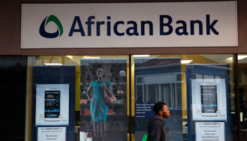 Branch of African Bank, which collapsed in August 2014 (Reuters/Mike Hutchings)
