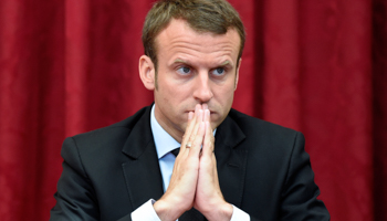 French Economy Minister Emmanuel Macron (Reuters/Alain Jocard/Pool)