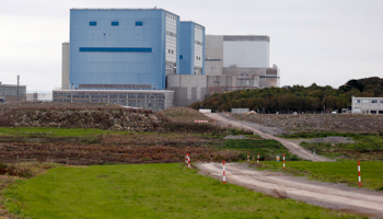 The site where EDF Energy's Hinkley Point C nuclear power station will be constructed in Bridgwater, southwest England (Reuters/Suzanne Plunkett)
