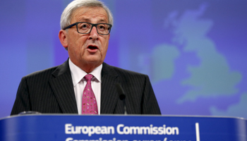 European Commission President Jean-Claude Juncker addresses a news conference in Brussels, Belgium (Reuters/Francois Lenoir)