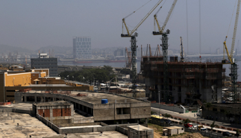 A view of the new headquarters of the Central Bank under construction at the port zone in Rio de Janeiro (Reuters)