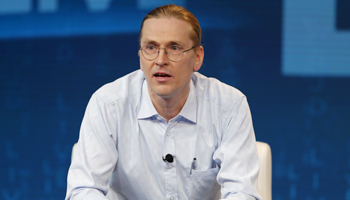 Mikko H Hypponen, chief research officer at F-Secure, speaks about the newest threats in cybersecurity during the Wall Street Journal Digital Live conference (Reuters/Mike Blake)