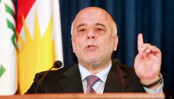 Prime Minister Haider al-Abadi (Reuters/Azad Lashkari)