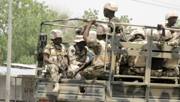 Soldiers in Maiduguri, Borno State, Nigeria May 14, 2015 (Reuters/Stringer)