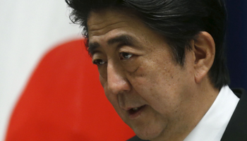 Prime Minister Shinzo Abe (Reuters/Yuya Shino)