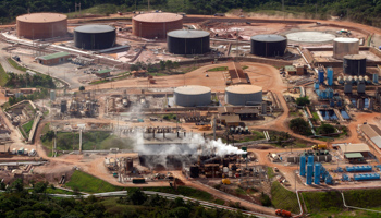 An aerial view of the Campo Rubiales oil field camp in Meta, Colombia (Reuters/Jose Miguel Gomez)