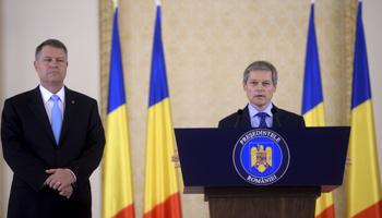 Former European Agriculture Commissioner Dacian Ciolos after being appointed as Romania's prime minister (Reuters/Inquam Photos/Octav Ganea)